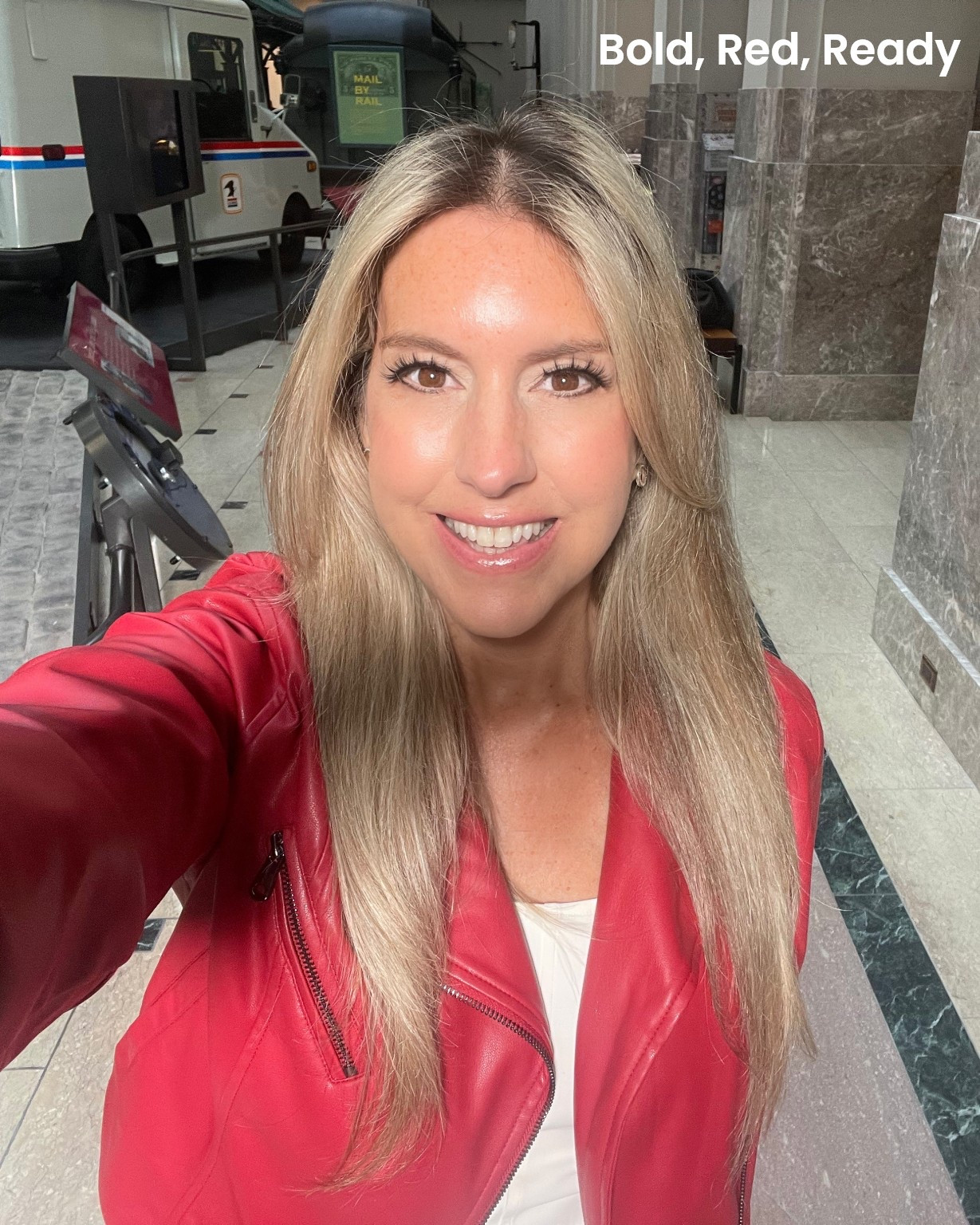 Behind the scenes at a TV shoot and this red moto jacket was my go-to. Bold jackets, like this one, are a must this season! Did you know red can actually boost your energy on a cold, dark day, which is definitely much appreciated! 

Follow for more OOTD inspo and my favorite picks! 

#LTKdayinmylife #LTKHoliday #LTKootd