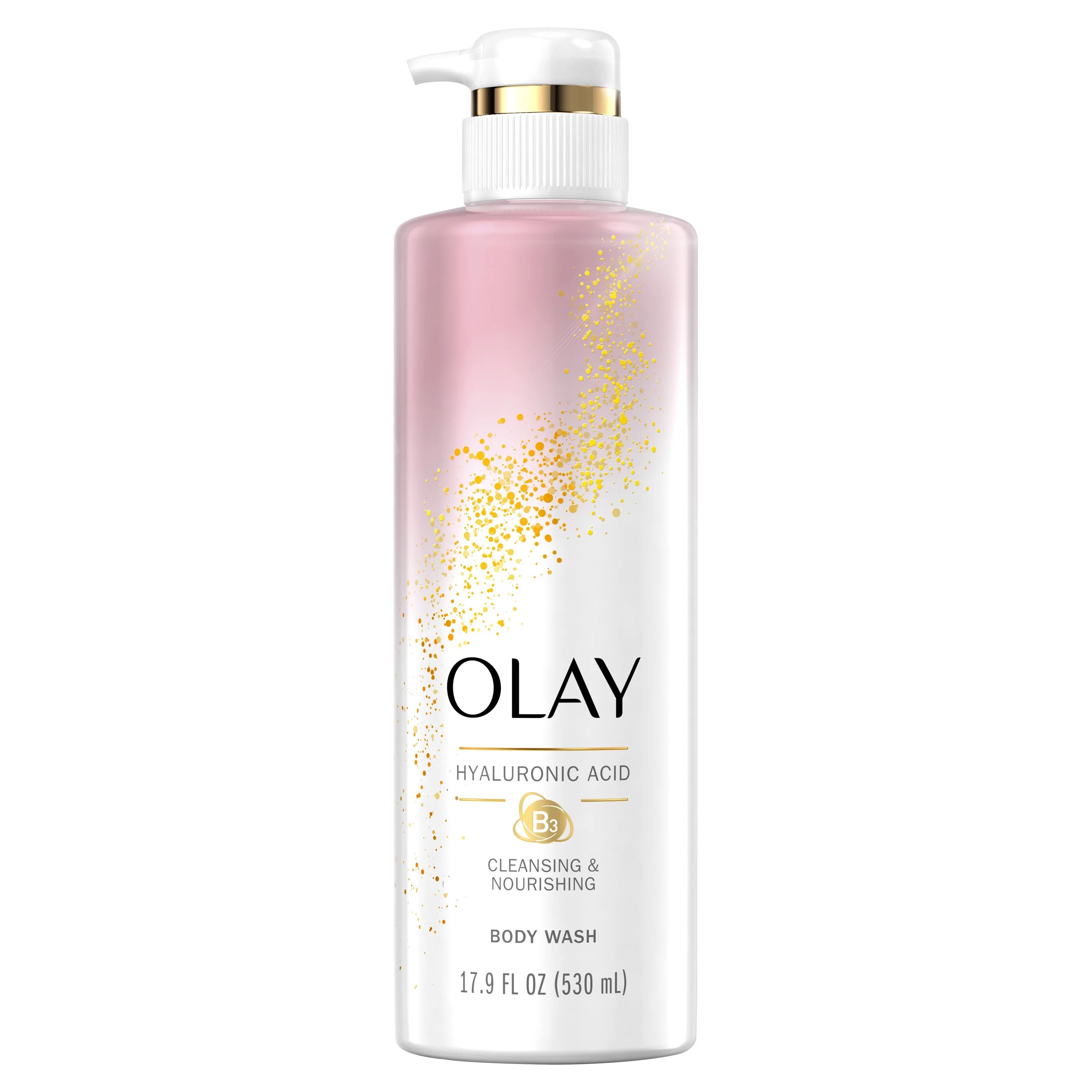 Olay Cleansing & Nourishing Body Wash with Vitamin B3 and Hyaluronic Acid, 17.9 fl oz | Walmart (US)