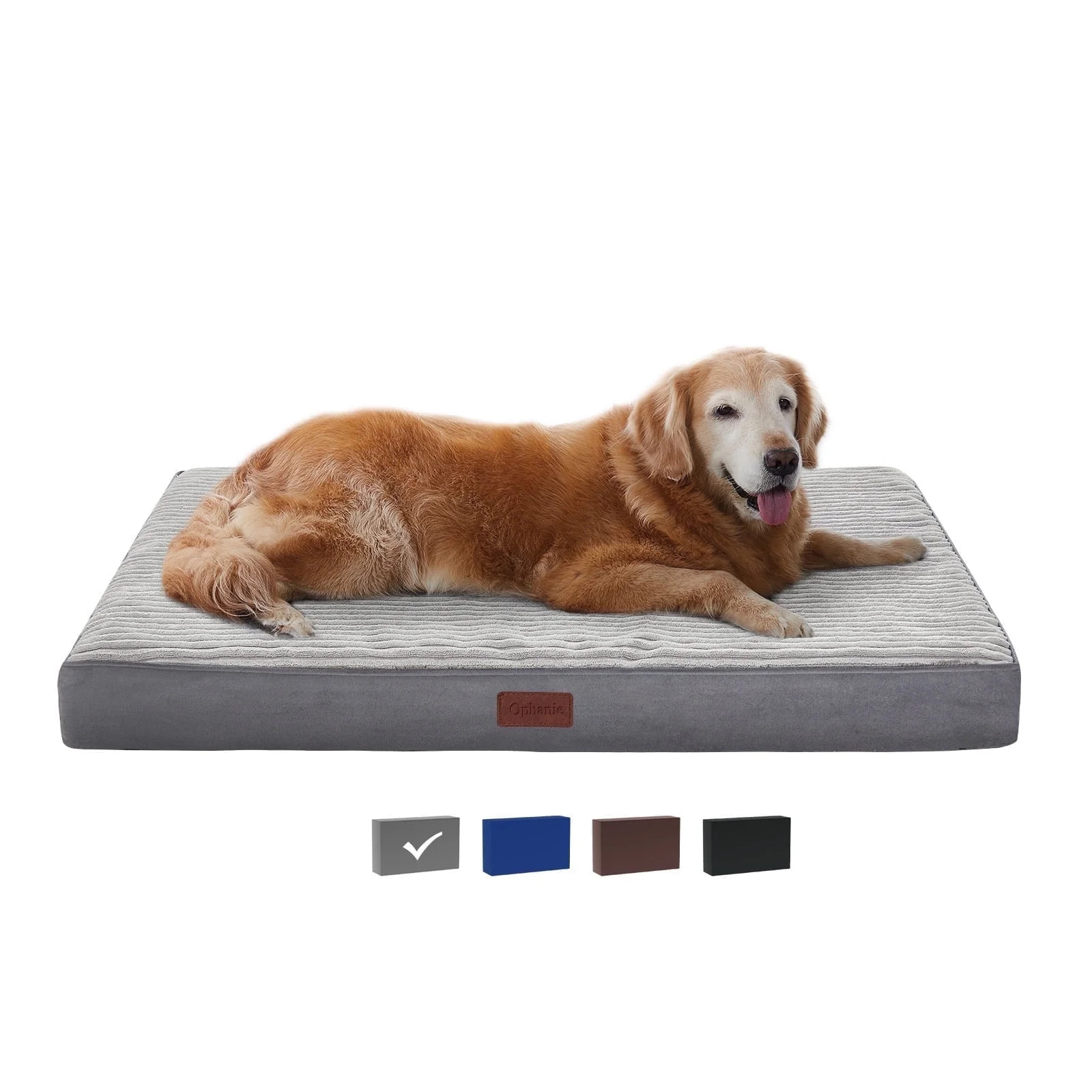 Ophanie Orthopedic Dog Bed for Large Dogs with Removable Washable Cover, Non-Slip Bottom & Waterp... | Walmart (US)