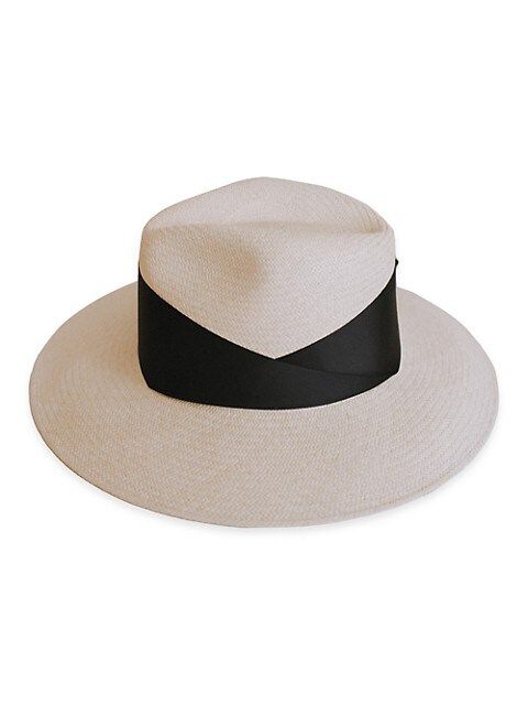 Gardenia Straw Fedora Hat | Saks Fifth Avenue