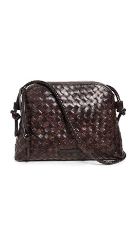 Loeffler Randall Women's Mallory Woven Crossbody Bag, Chocolate, One Size | Amazon (US)