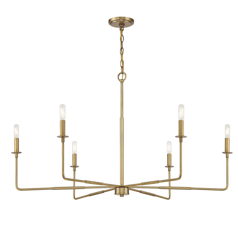 Mager 6 Light Metal Dimmable Chandelier | Wayfair North America
