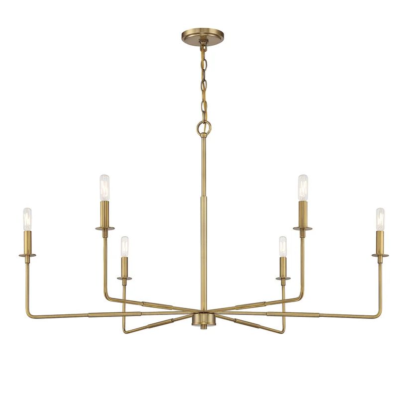 Mager 6 Light Metal Dimmable Chandelier | Wayfair North America