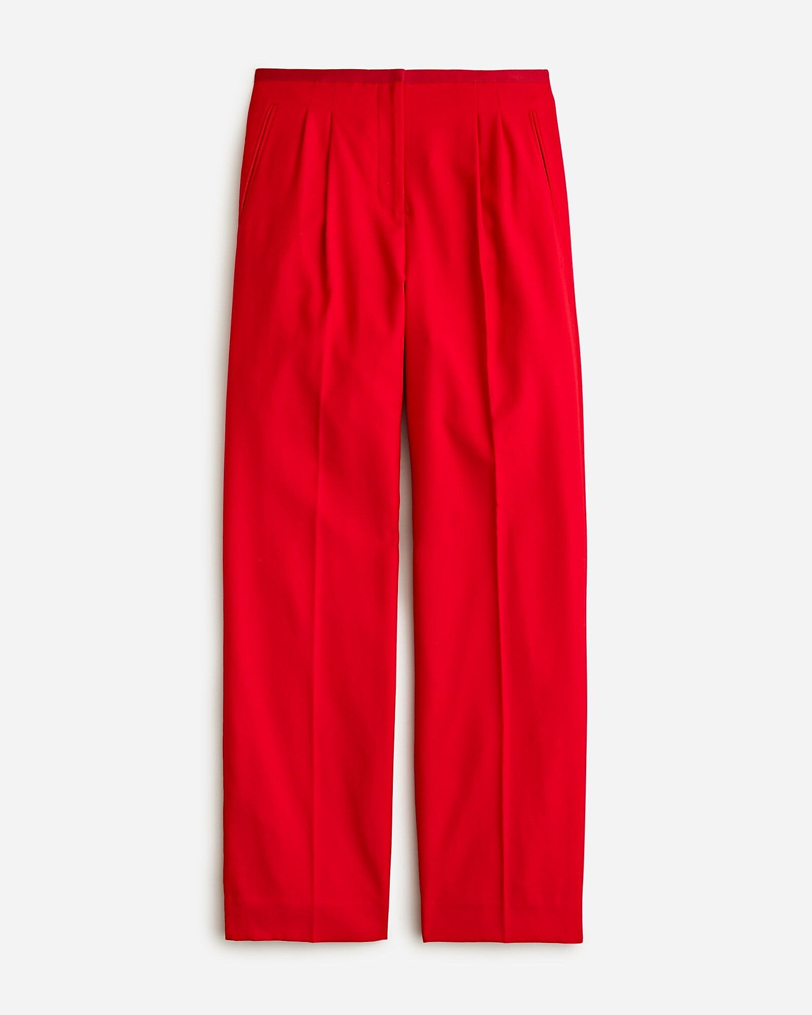 Collection pleated wide-leg tuxedo pant in Italian wool | J. Crew US