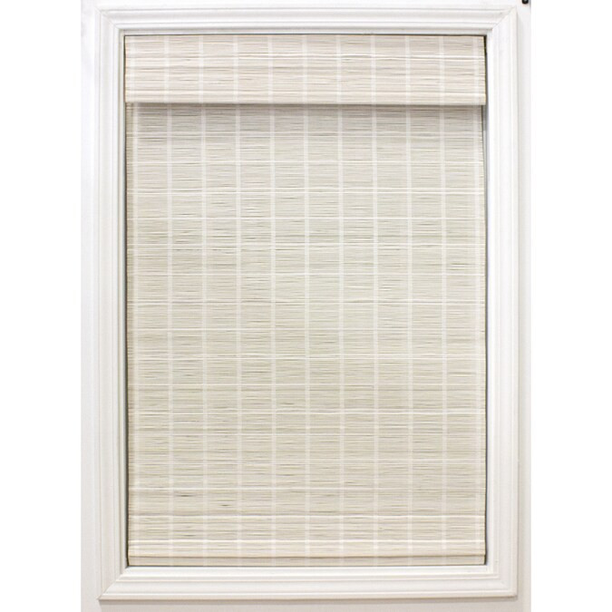 Radiance Bayshore 35-in White Light Filtering Cordless Roman Shade Lowes.com | Lowe's