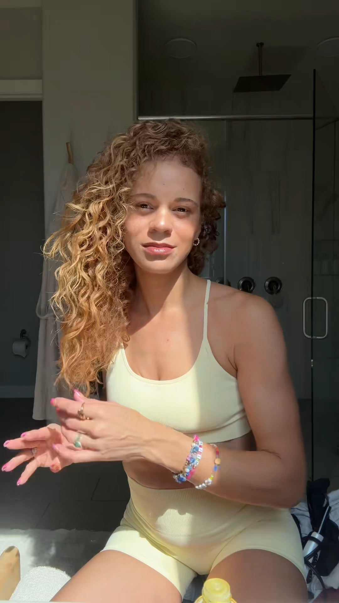 My favoriteeeee oil rn 🫶🏽 @Olaplex  #curlyhairproducts #curlyhair #athleticwearforwomen#amazonfinds 

#LTKFindsUnder50 #LTKActive #LTKBeauty