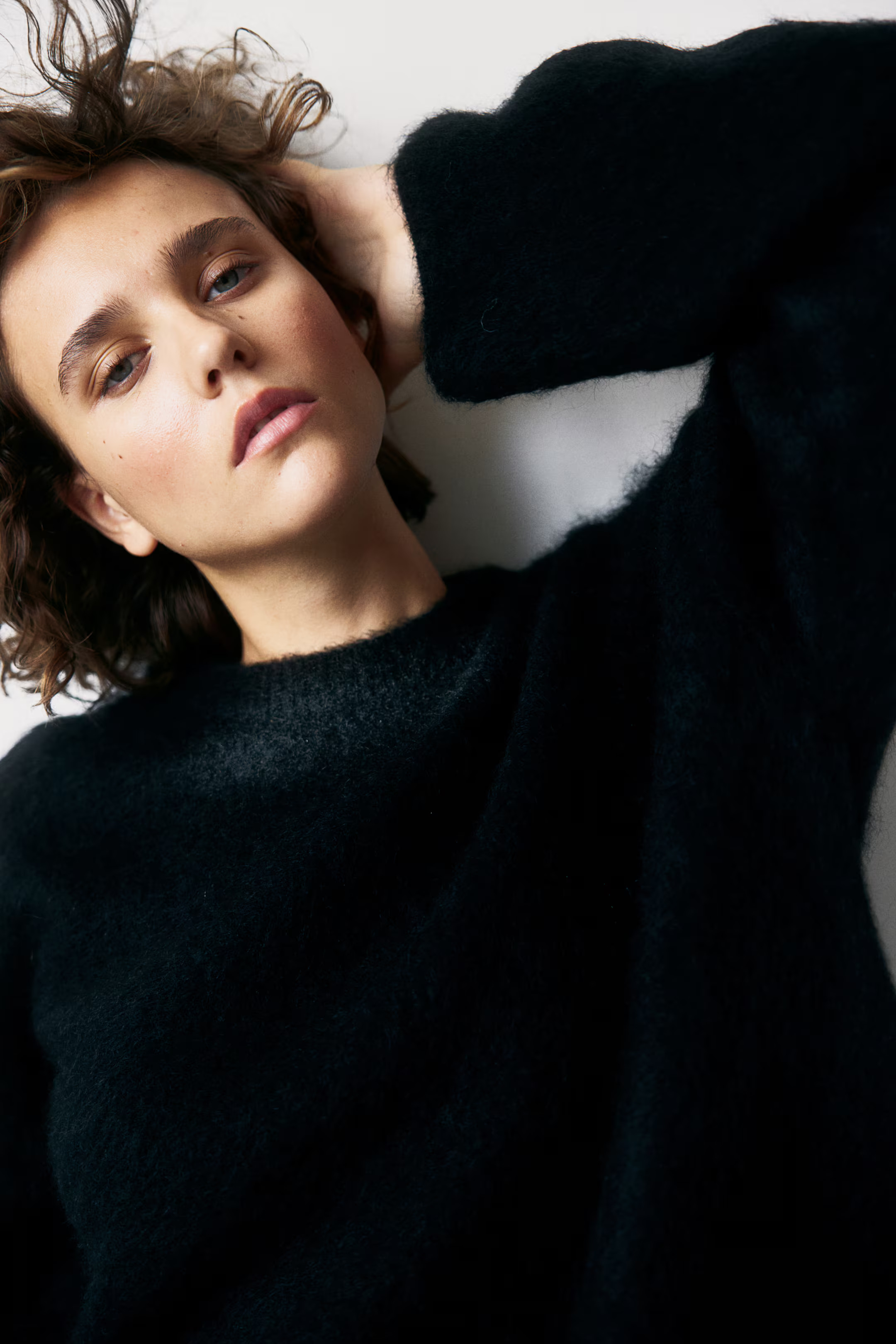 Oversized Mohair-Blend Sweater | H&M (US + CA)