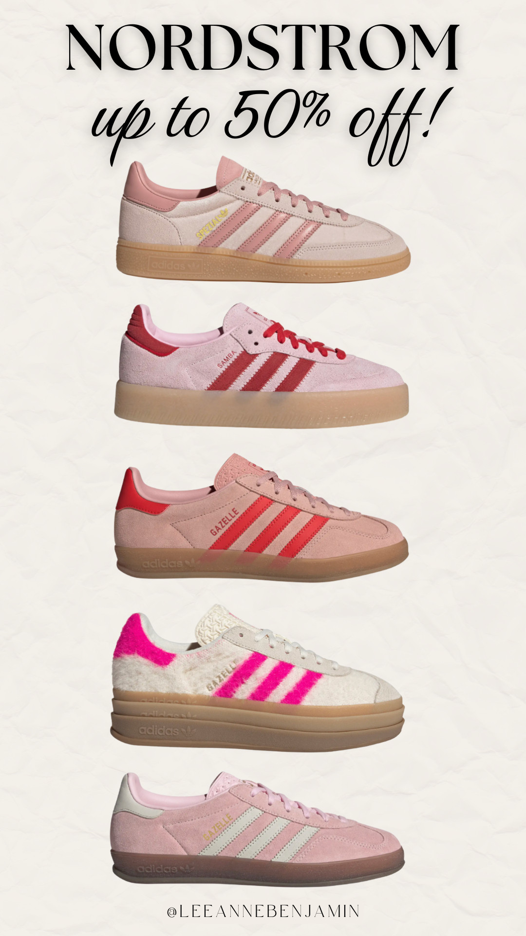 up to 50% off at Nordstrom! Snag these adorable new sneakers right in time for Valentines! 

 #LTKfitnessgoals #LTKmomlife #LTKActive