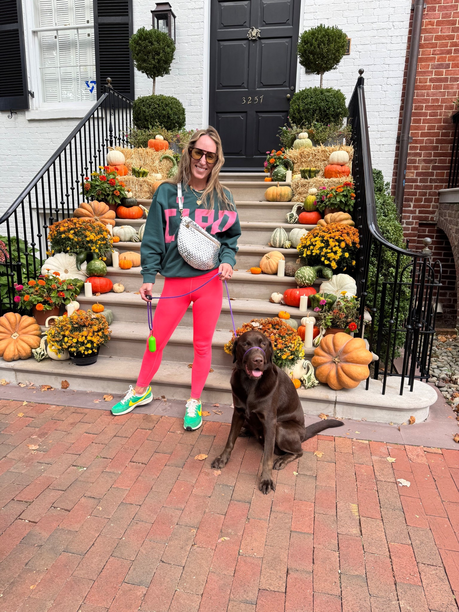 Casual fall outfit | colorful fall outfit | oversized sweatshirt | Clare v | crossbody bag 

#LTKTravel #LTKSeasonal