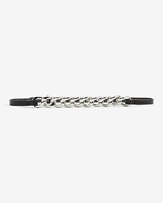 Skinny Chain Waist Belt | Express
