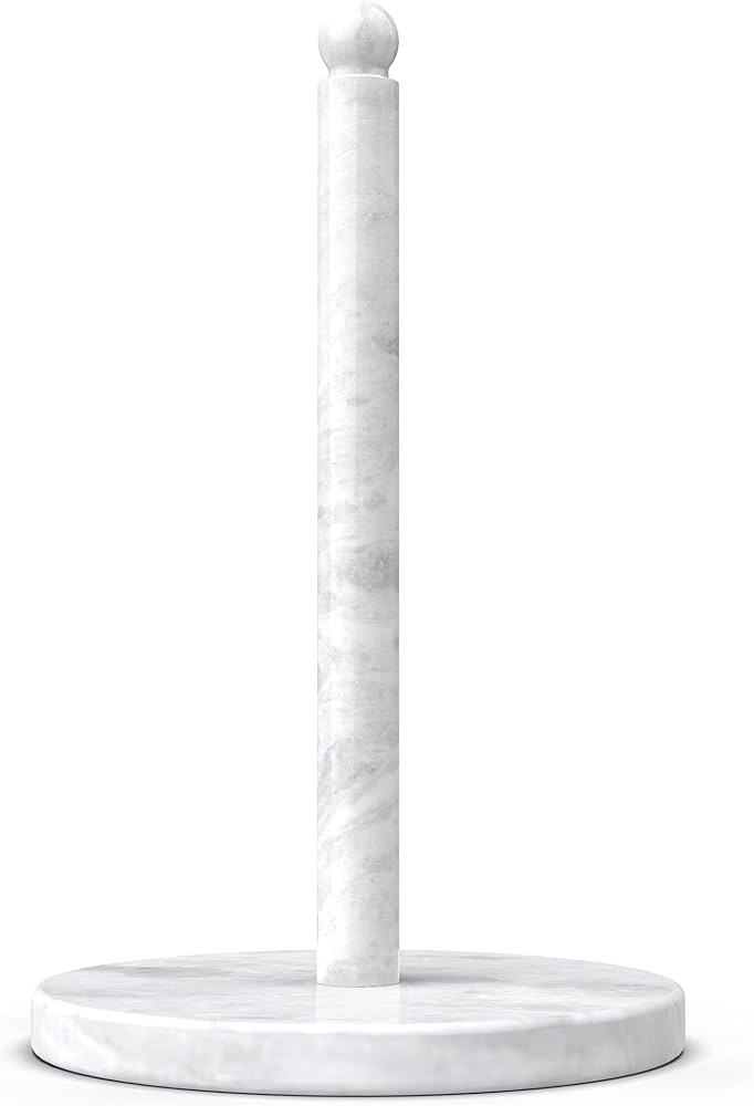 African Natural Marble Paper Towel Holder Countertop, Genuine Stone Paper Towel Holder Stand for ... | Amazon (US)