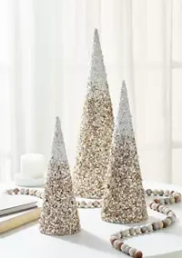 Joyland Glitter Cone Trees | Belk