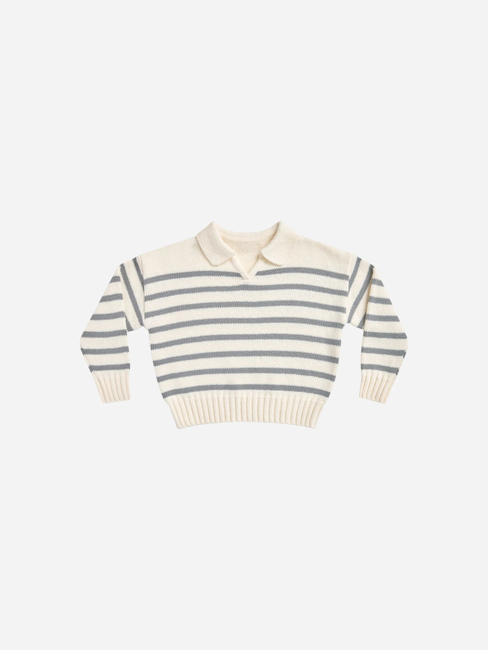 Collared Sweater || Stripe | Rylee + Cru