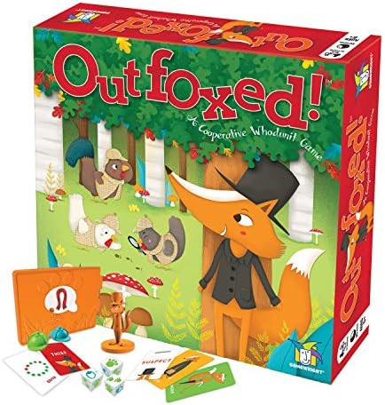 Gamewright Outfoxed! A Cooperative Whodunit Board Game for Kids 5+, Multi-colored, Standard, Mode... | Amazon (US)