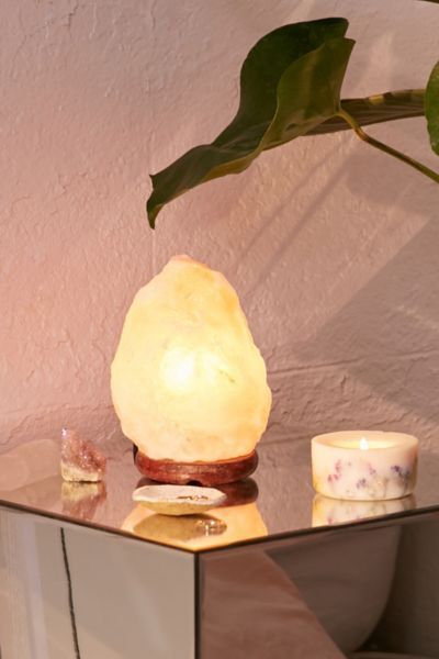 Himalayan Salt Lamp - Orange at Urban Outfitters | Urban Outfitters (US and RoW)