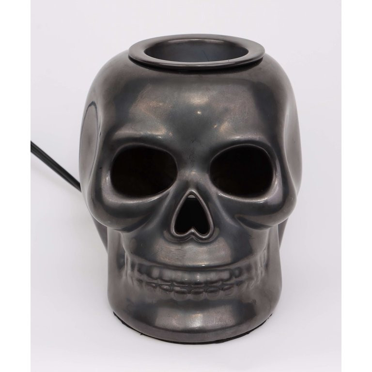 Way to Celebrate Halloween Wax Warmer, Gray Skull | Walmart (US)