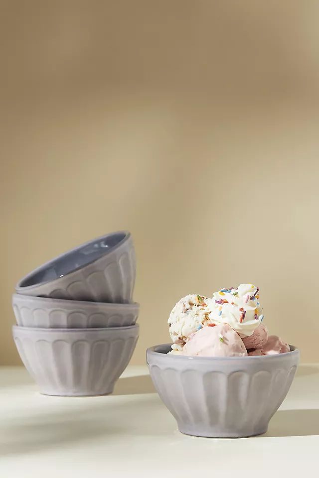 Set of 4 Glazed Latte Bowls | Anthropologie (UK)