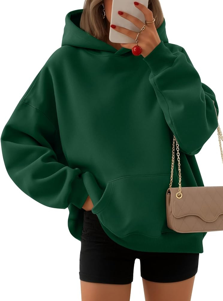 EFAN Womens Hoodies Oversized Sweatshirts Pullover Fleece Sweaters Long Sleeve Winter Fall Outfit... | Amazon (US)