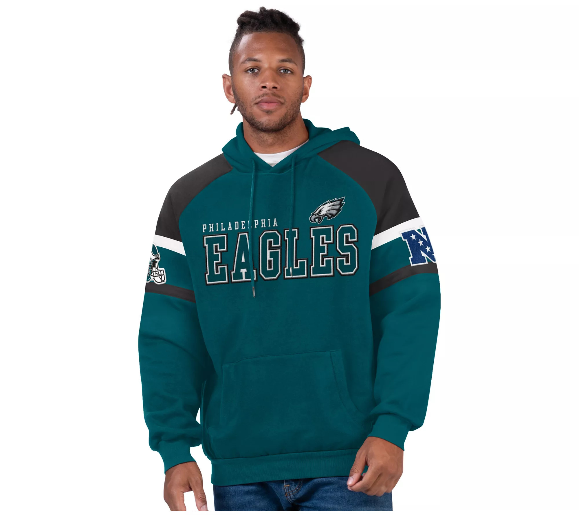 NFL Pullover Colorblock Hooded Sweatshirt - QVC.com | QVC