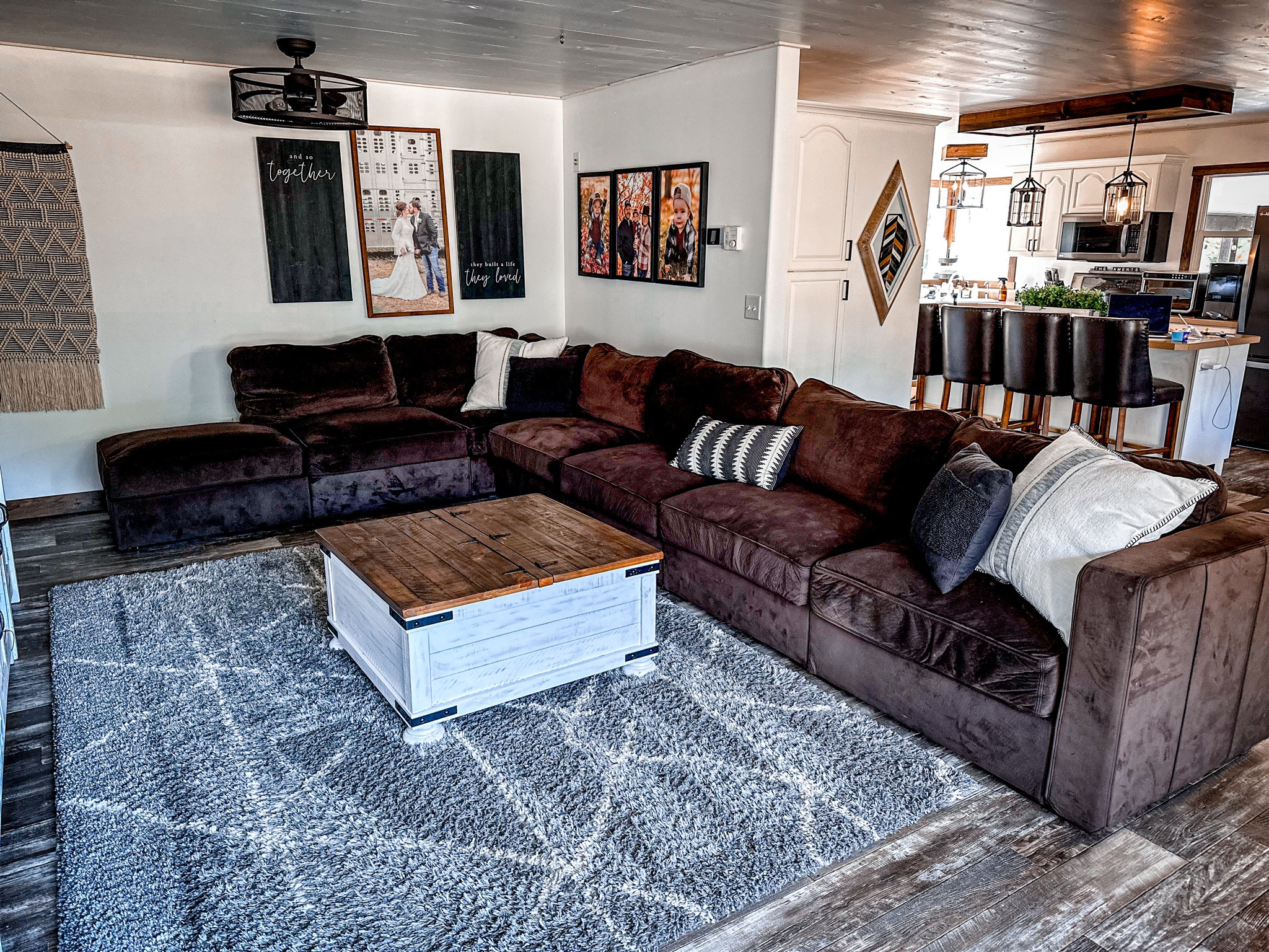 Linking up our living room here! You can shop most of it on Amazon or at Target! The couch is Lovesac and is an investment, but we LOVE it! The best part… you can take the covers off and throw them in wash! We’ve had to take advantage of that feature many times with a house of boys 😅 You can also reconfigure it anyway you want! I can’t link the frames, but my family prints are from Smallwood Home! 

#lovesac #targetfinds #amazonfinds #livingroom #farmhouse #farmhouse decor

#LTKFamily #LTKHome #LTKSaleAlert