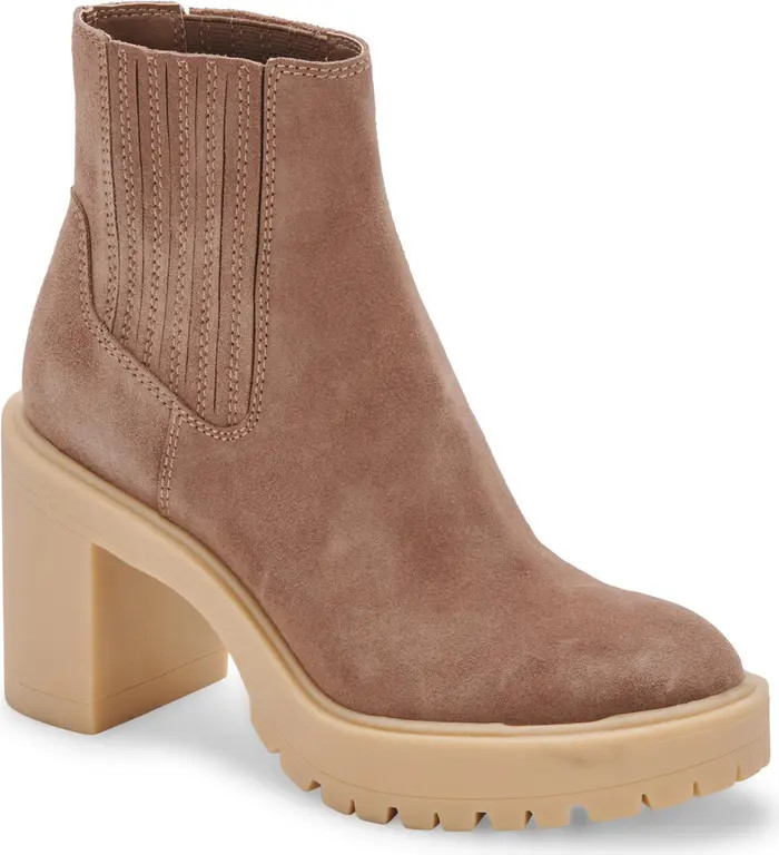 Dolce Vita Caster H2O Waterproof Lug Sole Platform Bootie - Wide Width Available (Women) | Nordst... | Nordstrom Rack
