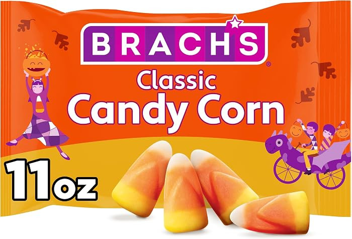 Brach's Classic Candy Corn, Classic Halloween Candy Corn, 11 oz Bag | Amazon (US)