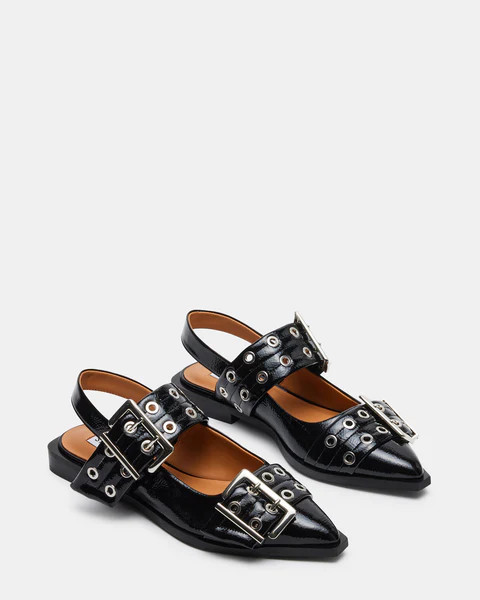GRAYA BLACK PATENT | Steve Madden (US)