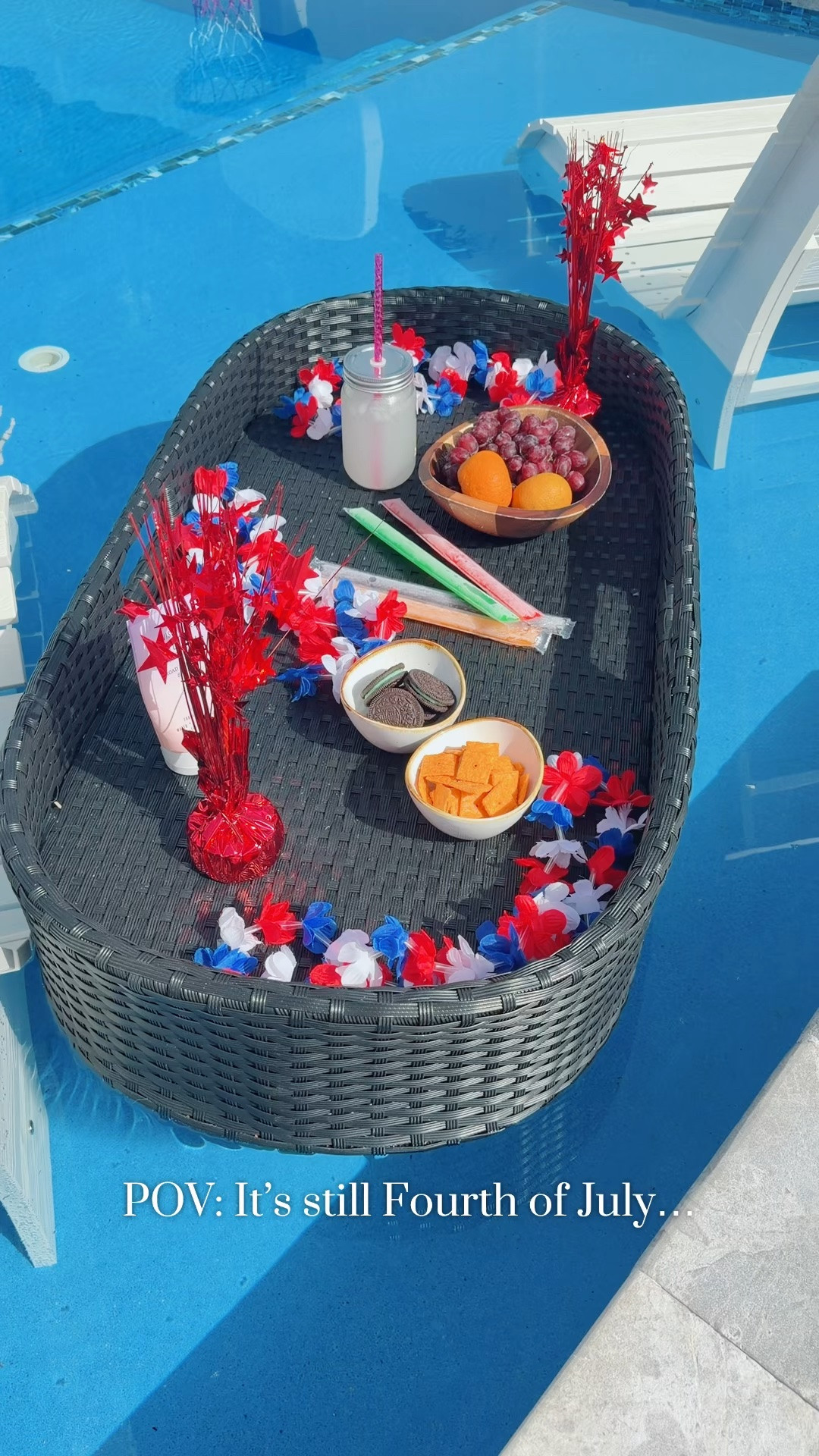I guess my @Wayfair skeleton decided summer wasn’t enough… the lounge chairs and floating tray are still some of my favorite backyard finds.

#LTKSeasonal #LTKHome