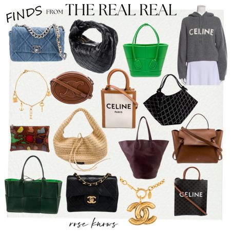 
Designer bags and more in my shopping bag at The Real Real

The prices are so good on these gently worn pieces… 

Celine 
Chanel 
Bottega 
Khaite 

#LTKitbag #LTKstyletip #LTKsalealert