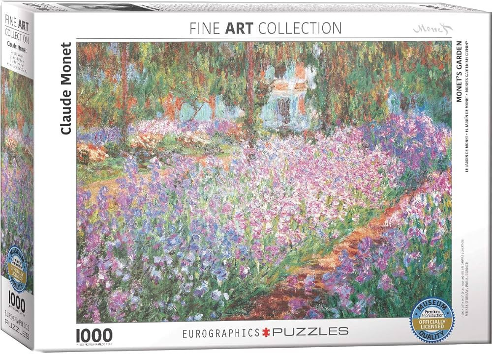 Eurographics The Artist's Garden by Claude Monet 1000-Piece Puzzle | Amazon (US)