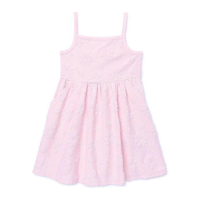 Wonder Nation Toddler Girls Tank Dress, Sizes 12M-5T | Walmart (US)