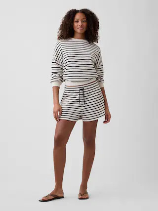 Relaxed French Terry Dolphin Shorts | Gap Factory