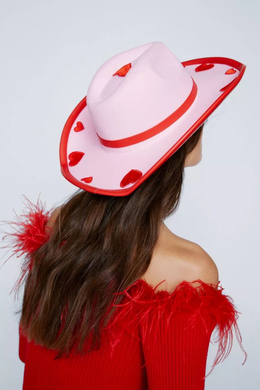 Color Block Heart Detail Cowboy Hat | Nasty Gal (US)