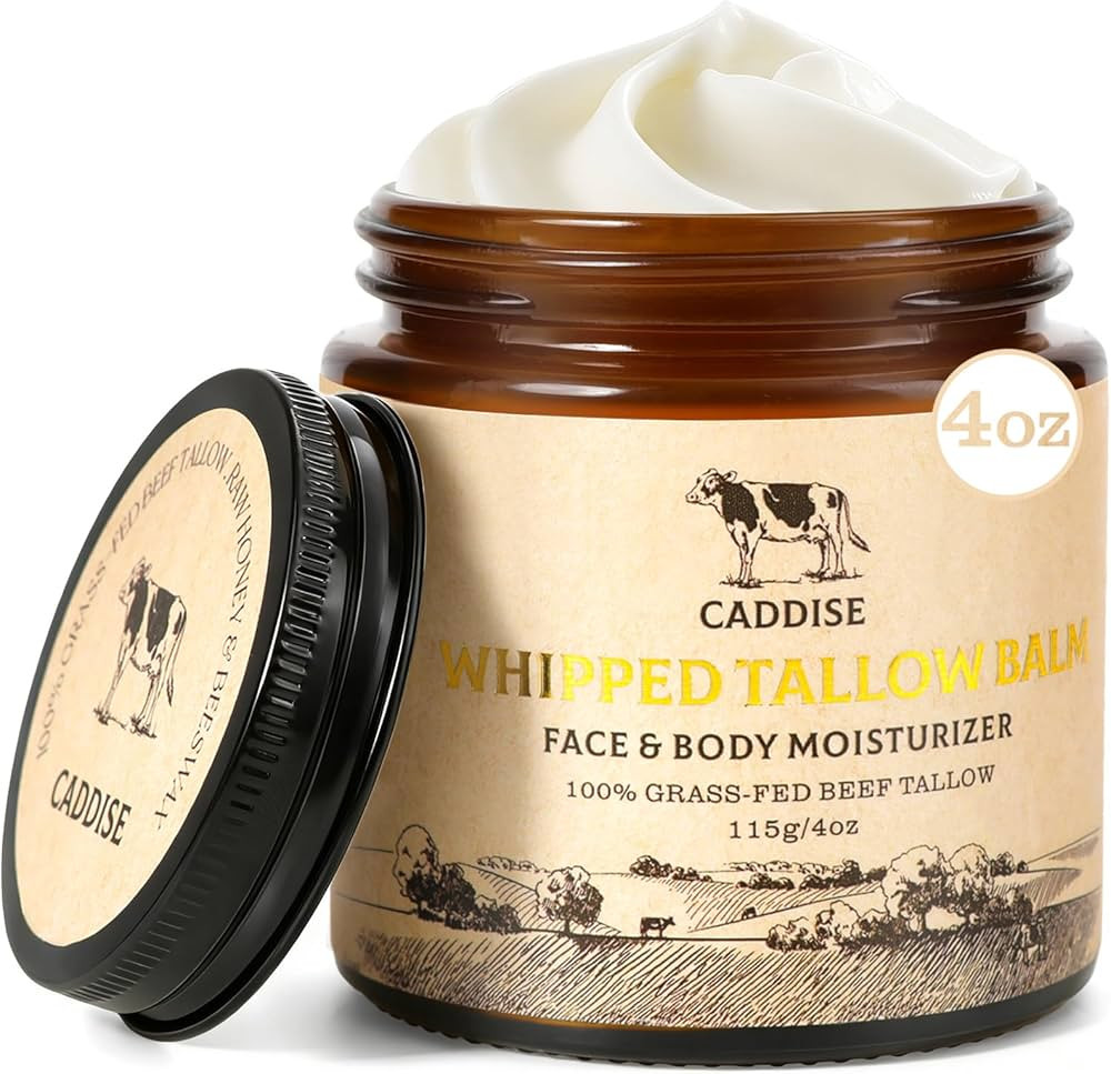 Whipped Beef Tallow for Skin – 100% Grass-Fed Handmade Cream Moisturizer for Face & Body, Natur... | Amazon (CA)