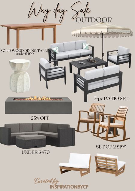 WAYFAIR’S Way Day is here 5/4-5/6 up to 80% off plus free shipping on everything 
#outdoorfurniture #patioumbrella #outdoorrockingchairs #outdoordiningtable #sale #LTKxWayDay
@wayfair 

#LTKsalealert #LTKhome