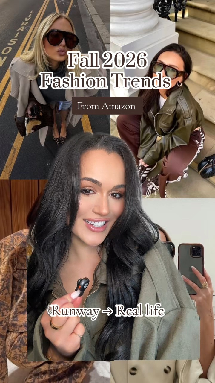 Fall 2026 fashion trends from Amazon 🤎 What to wear this Fall, what’s in and trending and how to style it