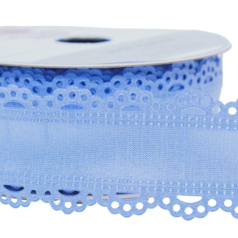 Scalloped Ribbon, Blue, 18', by My Texas House | Walmart (US)