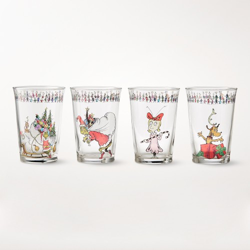The Grinch(TM) Tumblers, Set of 4 | Williams-Sonoma