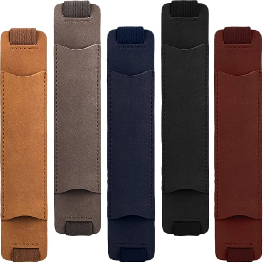 Zerodeko 5pcs Elastic Band Pen Holder Adjustable Notebook Pen Holder Pencil Holder Pouches Pu Lea... | Amazon (US)