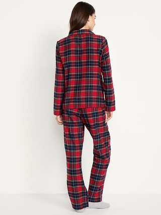 Flannel Pajama Set for Women | Old Navy (US)