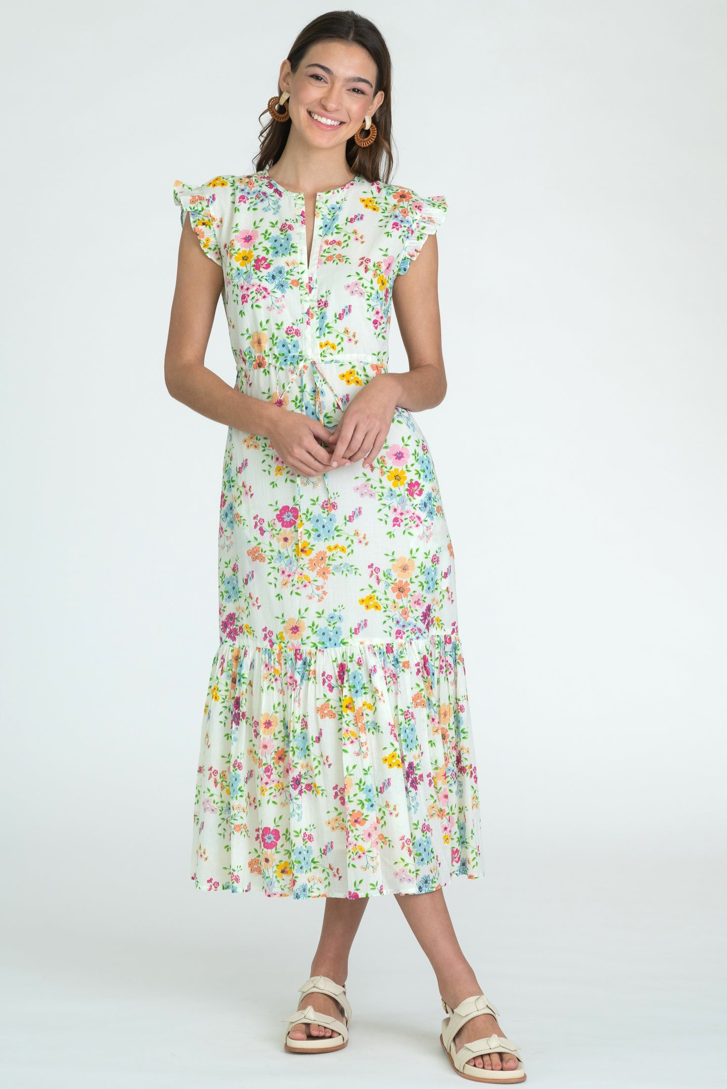 Delia Dress in English Garden | Olivia James The Label