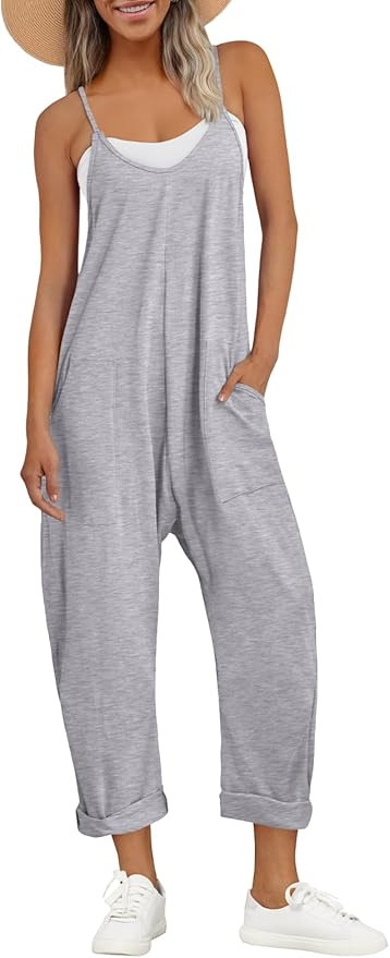 Amazon.com: AUTOMET Jumpsuits for Women Casual Summer Outfits Rompers Comfy Beach Vacation Trendy... | Amazon (US)
