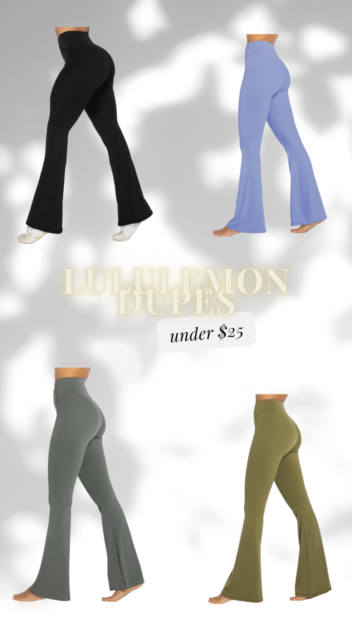 Lululemon dupes for under $25! I ordered 3 pair for myself 😅

#LTKActive #LTKSaleAlert #LTKGiftGuide