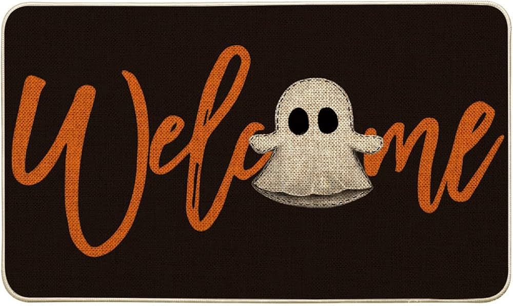 Artoid Mode Boo Halloween Welcome Doormat, Home Decor Low-Profile Switch Rug Door Mat Floor Mat f... | Amazon (US)