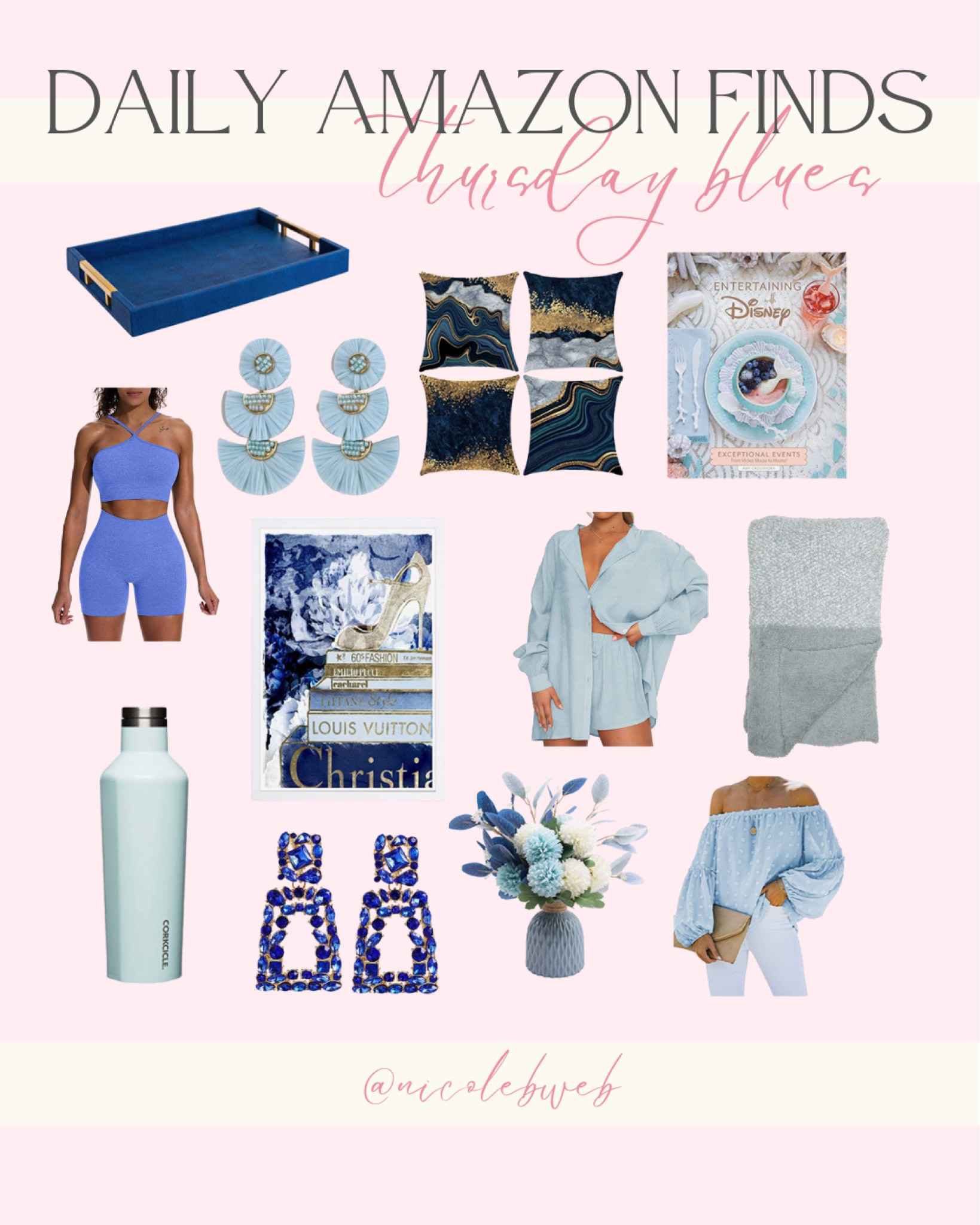 Daily Amazon finds: Thursday blues 💙

Health & Wellness Essentials
Kitchen must-haves
Amazon finds
Workout fits
Travel fits
Work from home
Lounge wear 
Comfy
Athlesiure must-haves
#healthygirlhabits #thatgirl 

#LTKunder100 #LTKhome