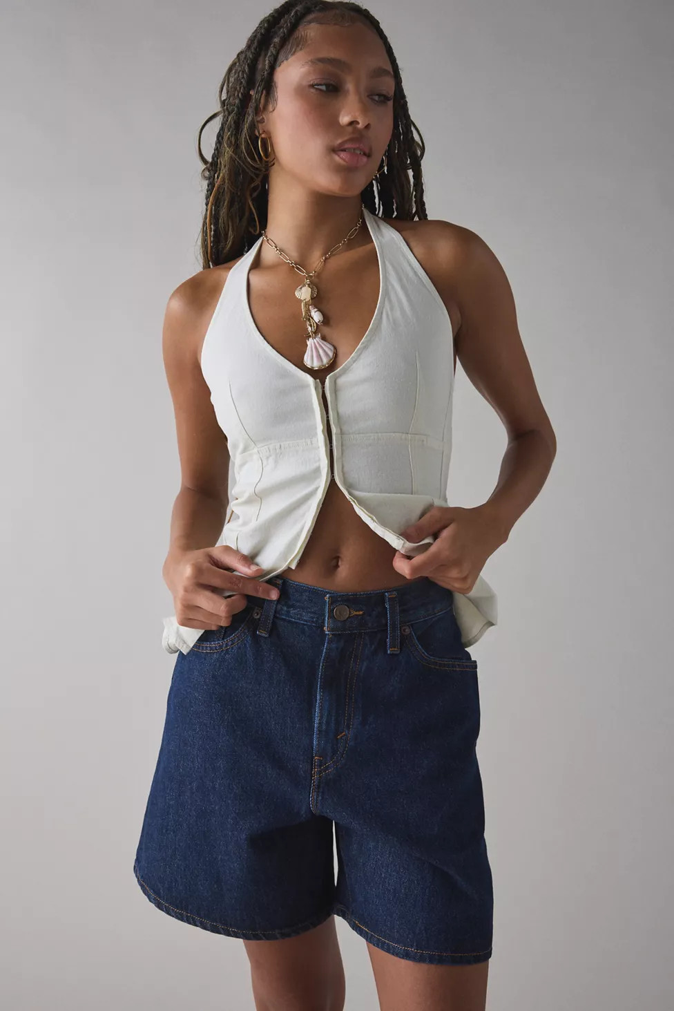 Levi’s® High-Rise Baggy Short | Urban Outfitters (US and RoW)