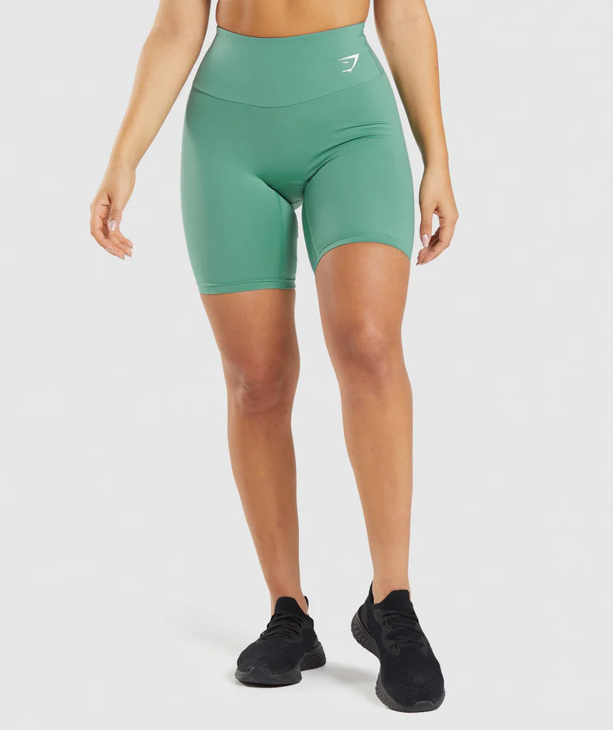 Gymshark Training Cycling Shorts - Alpine Green | Gymshark (Global)