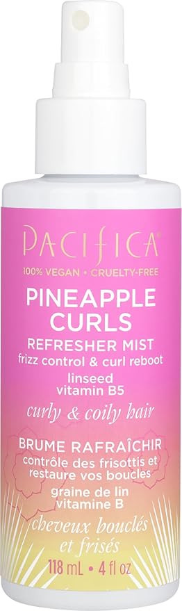 Pineapple Curls Refresher Mist by Pacifica for Women - 4 Oz Mist | Amazon (US)