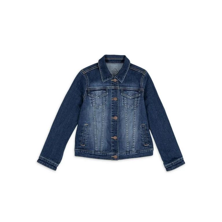 Jordache Girls 4-18 & Plus Classic Denim Jean Jacket - Walmart.com | Walmart (US)