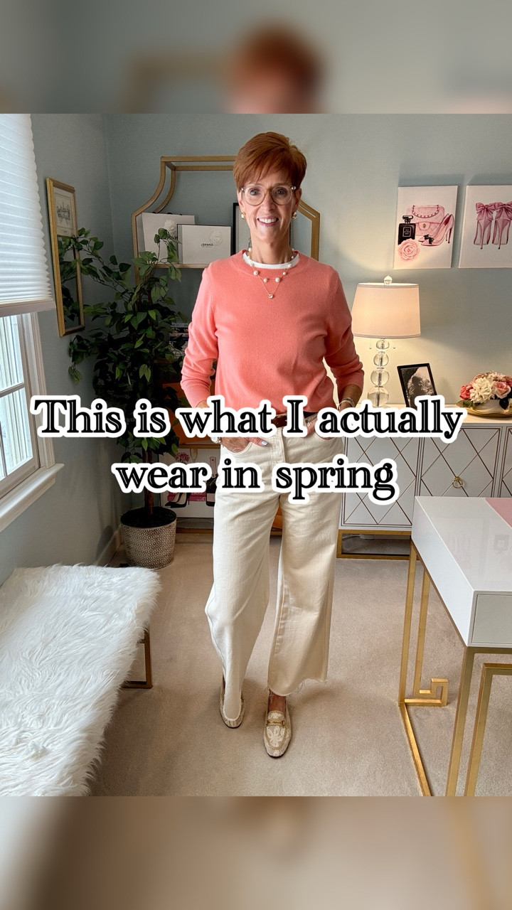 This is always the in-between moment here in New England. Last week it snowed and today is supposed to be 75. 

So, more often than not, it might be still cold enough for layers…

So instead of changing the outfit completely, I just change the palette.
Lighter denim. Softer neutrals. A bit of color.
Same idea, different feel.

It’s a small shift, but it makes getting dressed this time of year feel a lot less stuck between seasons.

Want the links? Like, Follow & Comment SHOP and I’ll send links right to your DM.

#ClassicStyleOver40�#SpringStyleShift�#WomenOver40Style�#tallwomenstyle

#LTKTall #LTKootd #LTKOver40